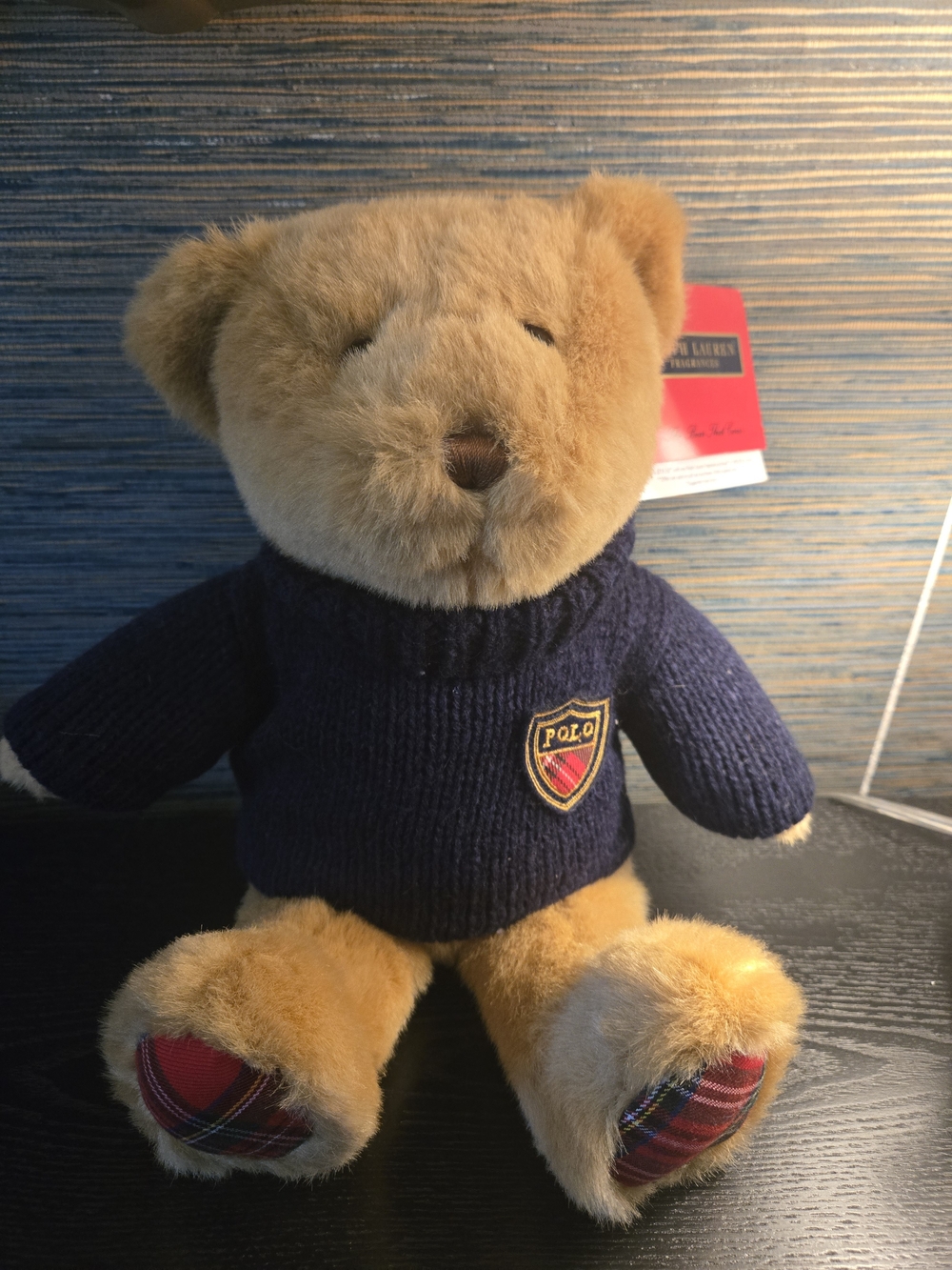 Polo by Ralph Lauren Navy Sweater Teddy Bear Plush